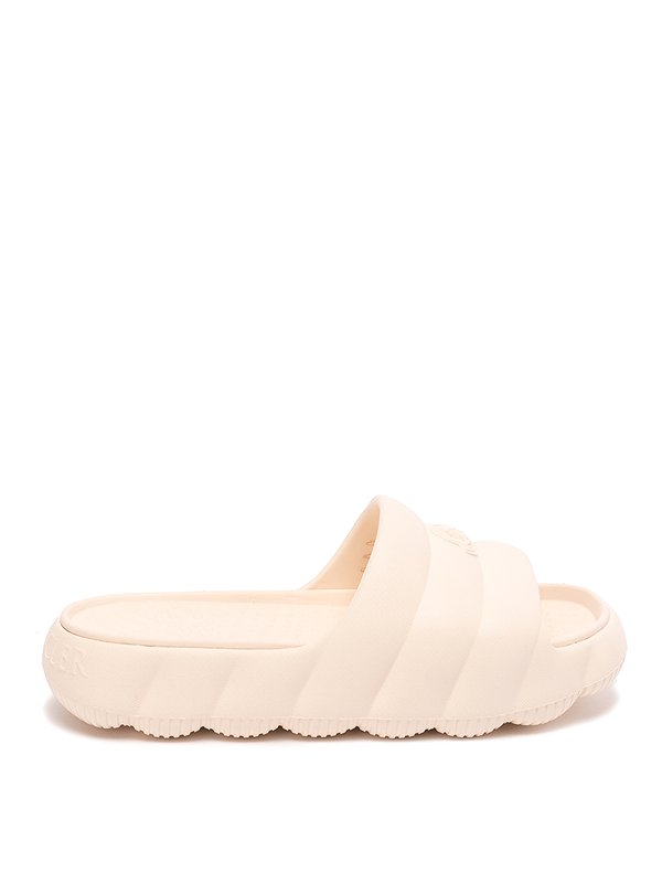 MONCLER: Chanclas de playa - Chanclas - Beis