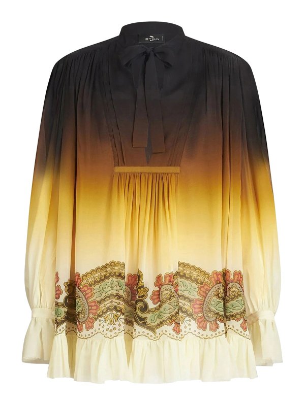 ETRO: Knielange Kleider - Knielanges Kleid - Bunt