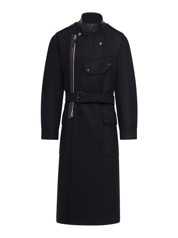 TOM FORD: Abrigos semilargos - Abrigo Midi - Negro