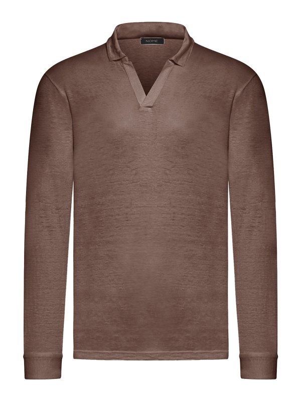 NOME: ポロシャツ - ポロシャツ - ダークブラウン