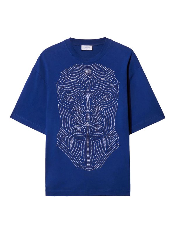OFF-WHITE: t-shirts - Body stitch skate s/s tee