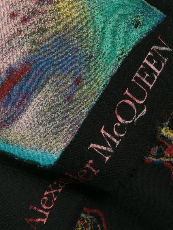 The Best Shops ALEXANDER MCQUEEN: Écharpes & Châles  - Étole - Noir