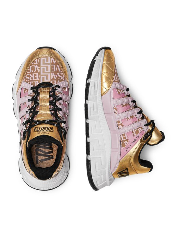 The Best Shops VERSACE: trainers - Leather sneakers