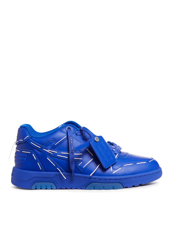 OFF-WHITE: Chaussures de sport - Baskets - Bleu Foncé