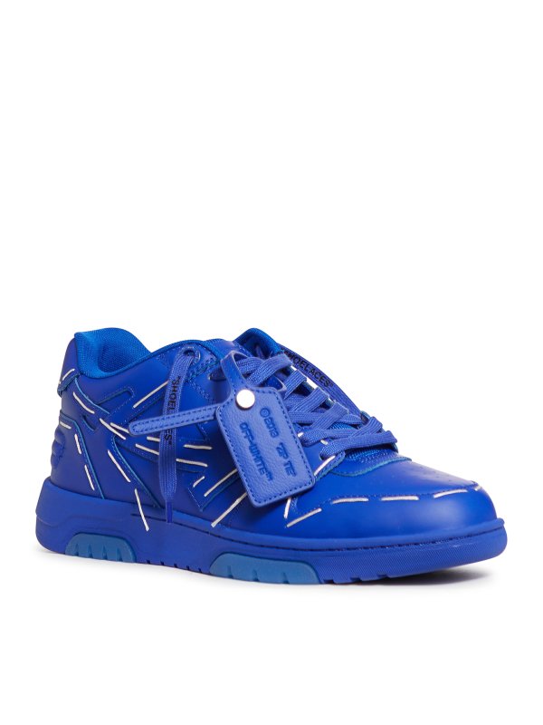 OFF-WHITE: Chaussures de sport online - Baskets - Bleu Foncé