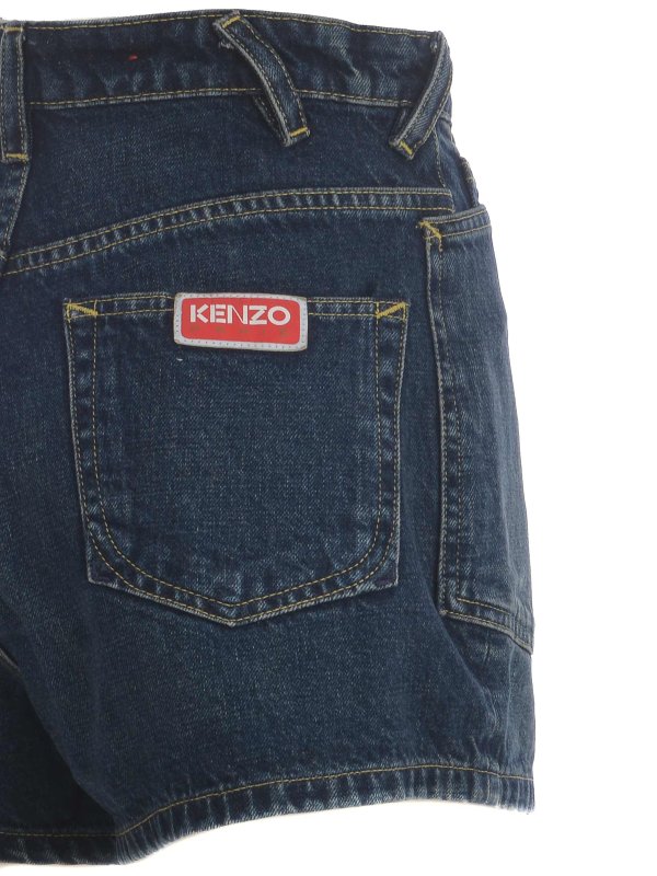 Shorts kenzo in denim shop online: KENZO