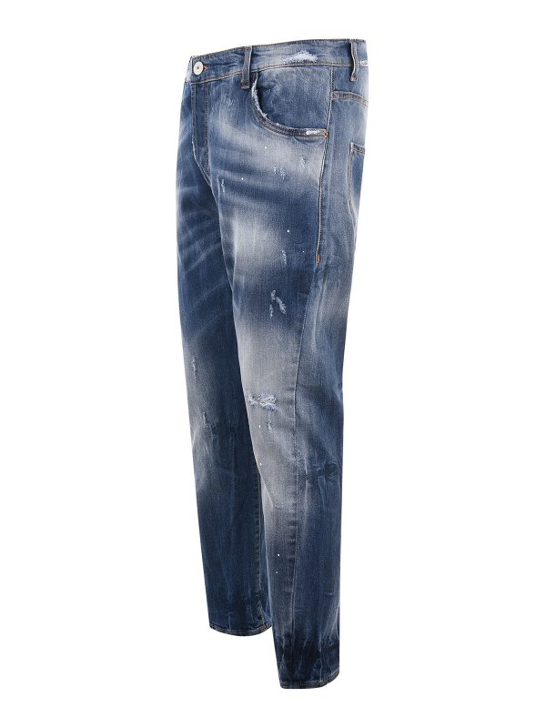 YES LONDON: ストレートジーンズ online - ストレートジーンズ - ライトウォッシュ