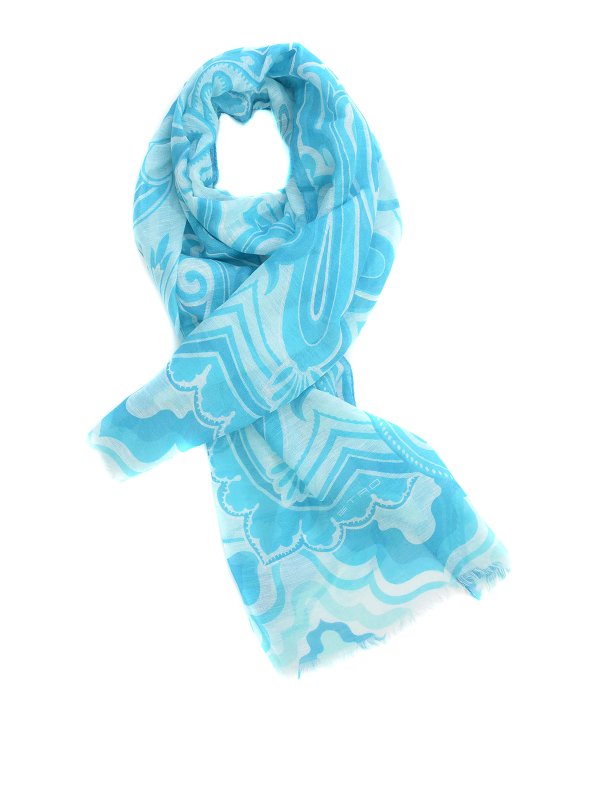 ETRO: Schals - Schal - Hellblau