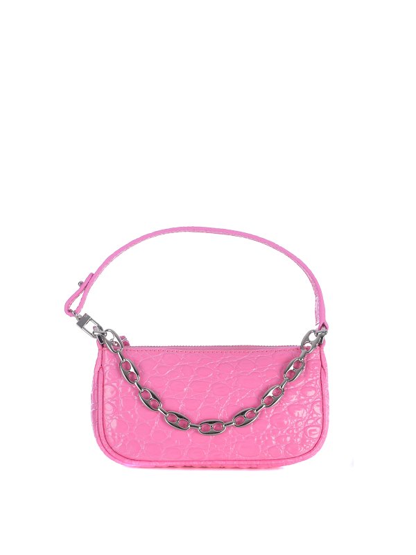 BY FAR: Handtaschen - Shopper - Nude