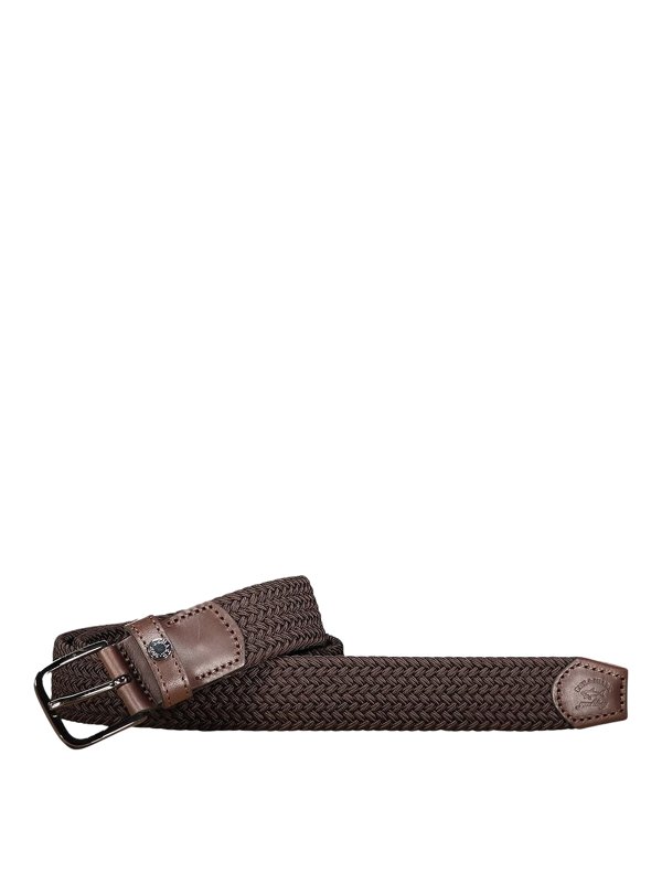 PAUL & SHARK: belts - Braided elasticated belt