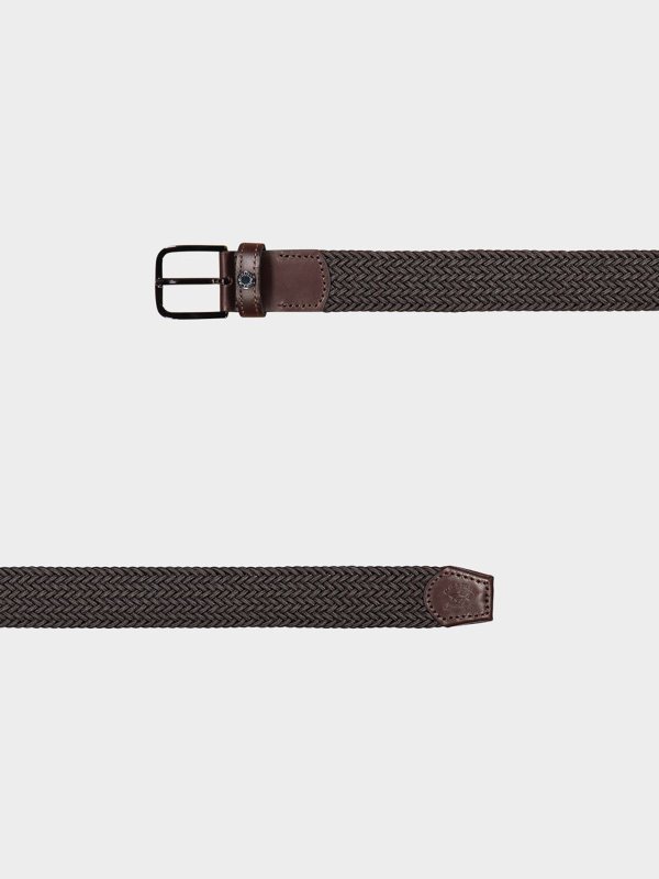PAUL & SHARK: belts online - Braided elasticated belt