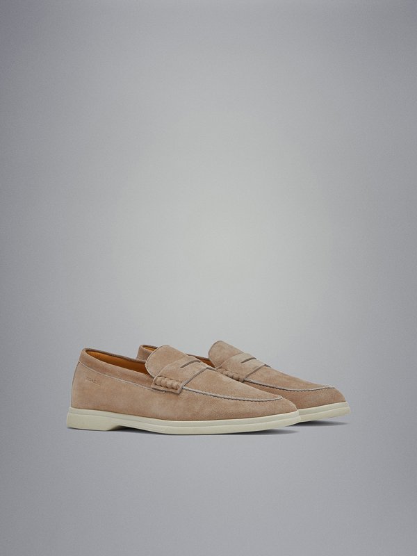 PAUL & SHARK: ロファー＆スリッパ online - ローファー - ベージュ