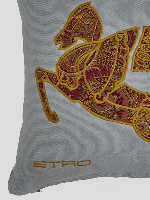 The Best Shops ETRO: Maison - Coussin - Bleu Clair