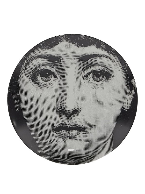 FORNASETTI: homeware - Face-print plate