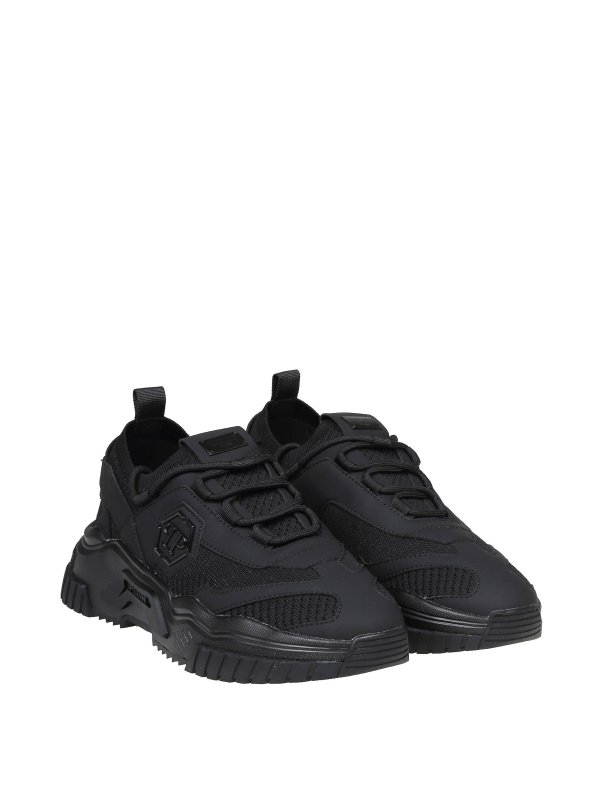 PHILIPP PLEIN: trainers online - Philipp plein black hexagon runner sneakers