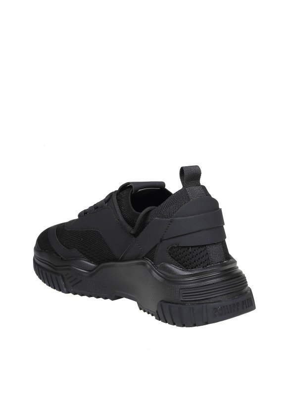 Philipp plein black hexagon runner sneakers shop online: PHILIPP PLEIN