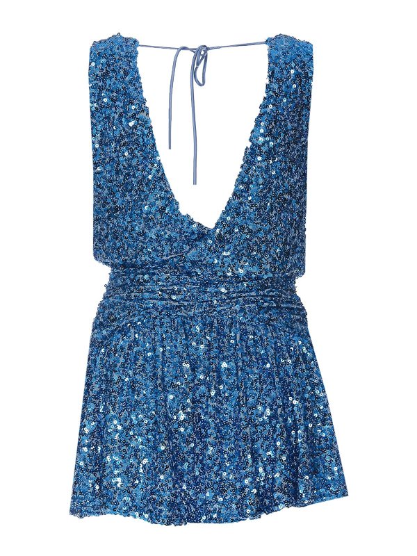 knee length dresses for ladies Bronx and Banco Valentina Cora Pailette Floral Embellished Mini Dress main image 0