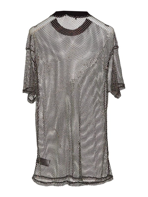 DAVID KOMA: t-shirts online - Oversized crystal t-shirt