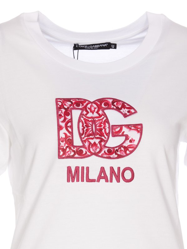 Tシャツ - 白 shop online: DOLCE & GABBANA