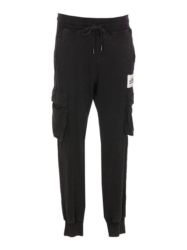 DOLCE & GABBANA: shorts - DG Track Pants with Logo