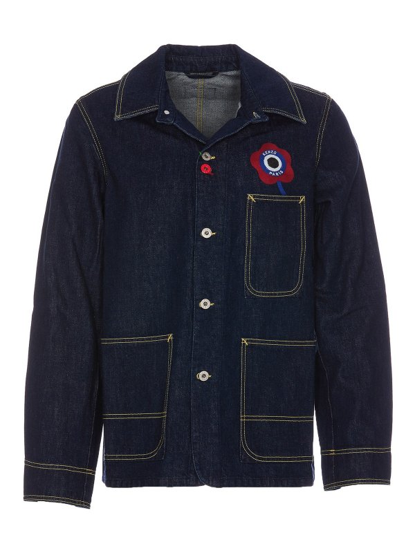 KENZO: casual jackets - Kenzo target workwear jacket