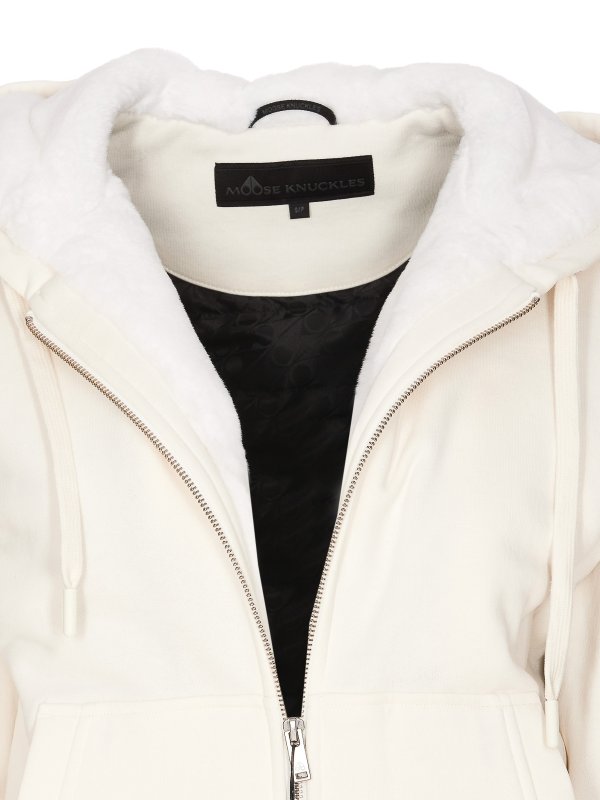 Felpa con coniglietto Moose Knuckles shop online: MOOSE KNUCKLES