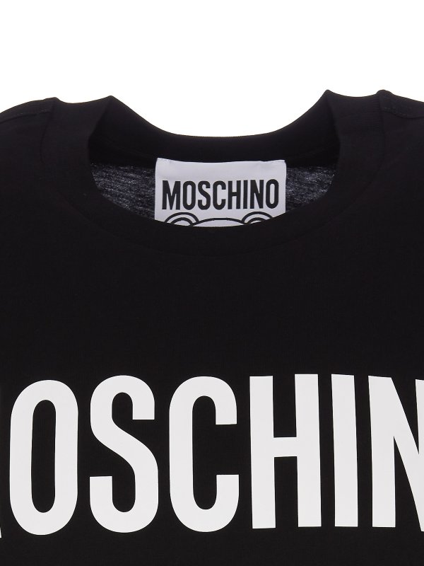 Tシャツ - 黒 shop online: MOSCHINO