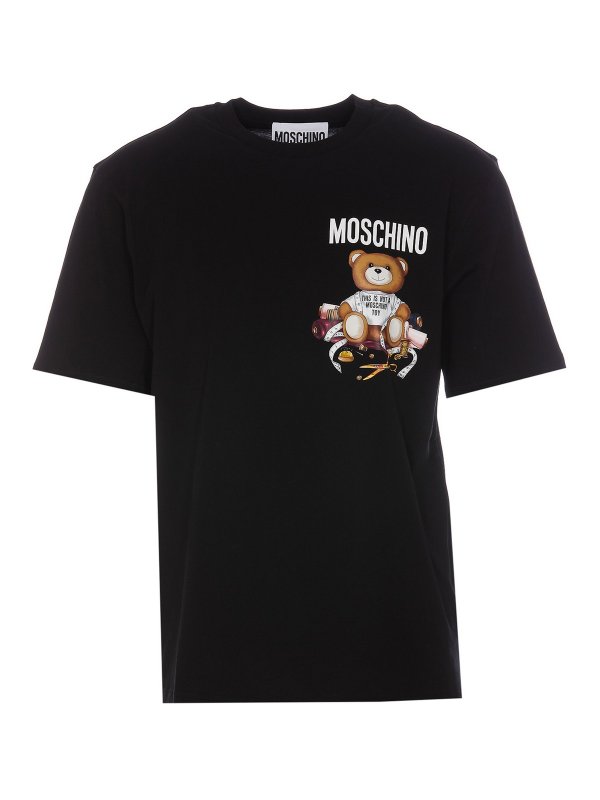 MOSCHINO: Camisetas - Camiseta - Negro