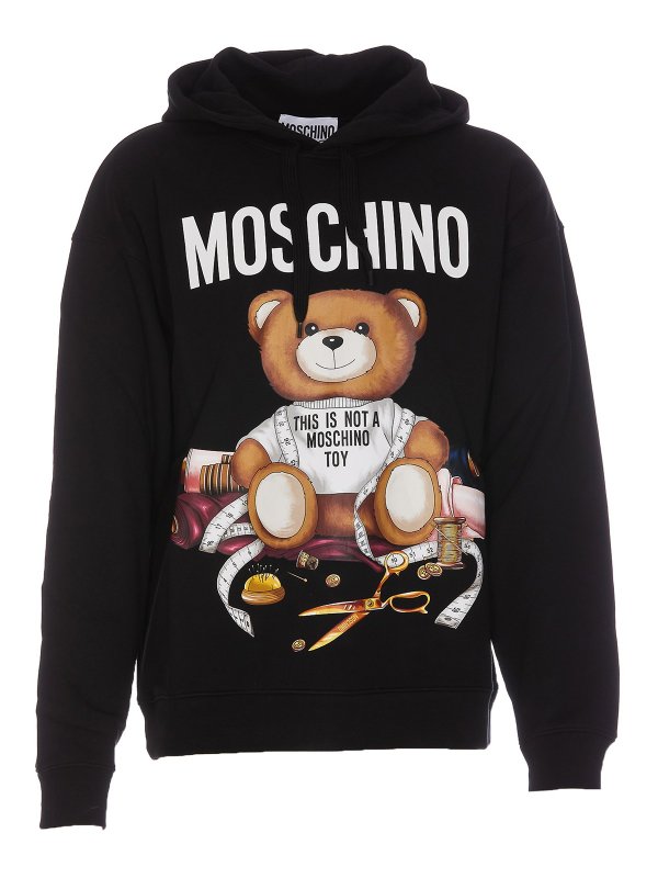 MOSCHINO: スウェット＆セーター - スウェットシャツ/セーター - 黒