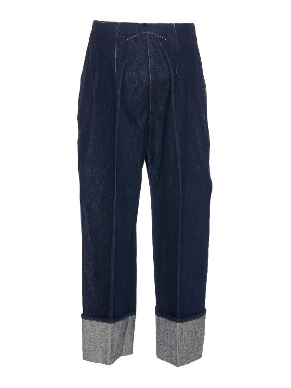 PATOU: bootcut jeans online - Iconic denim jeans
