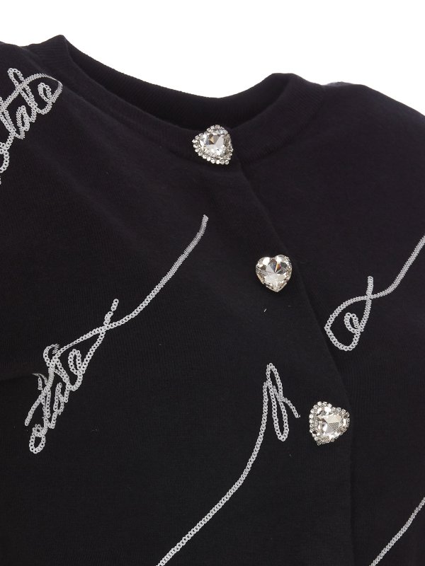 The Best Shops ROTATE Birger Christensen: cardigans - Sequins logo cardigan