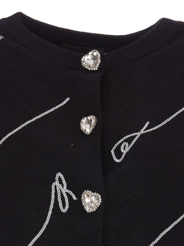 Sequins logo cardigan shop online: ROTATE Birger Christensen