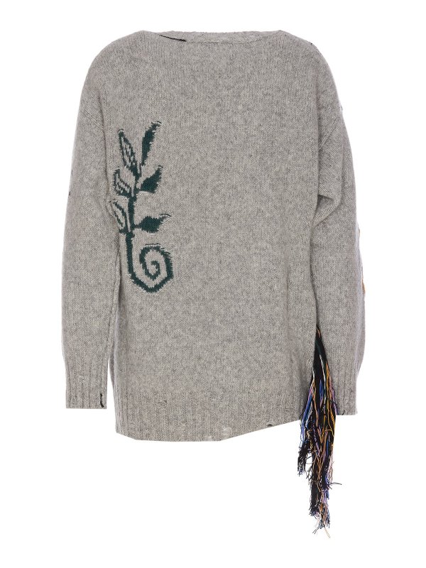 STELLA McCARTNEY: crew necks online - Folk artwork sweater