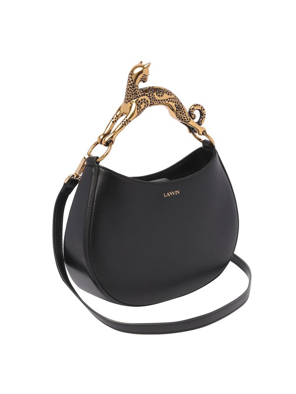 LANVIN: cross body bags online - Cat hobo bag