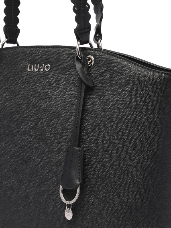 Large logo tote bag shop online: Liu Jo