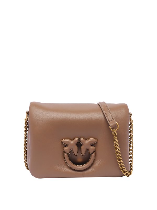 Pinko: cross body bags - Baby love click puff crossbody bag