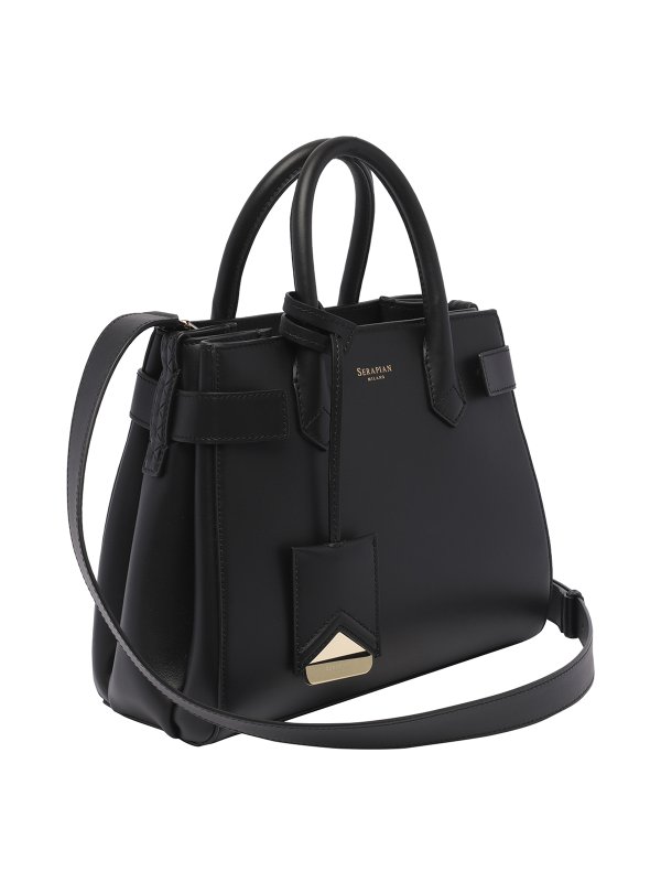 Serapian: トートバッグ online - クロスボディバッグ - 黒