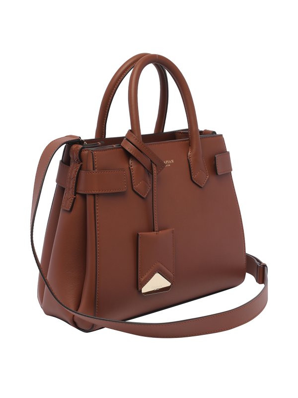 Serapian: トートバッグ online - クロスボディバッグ - ブラウン