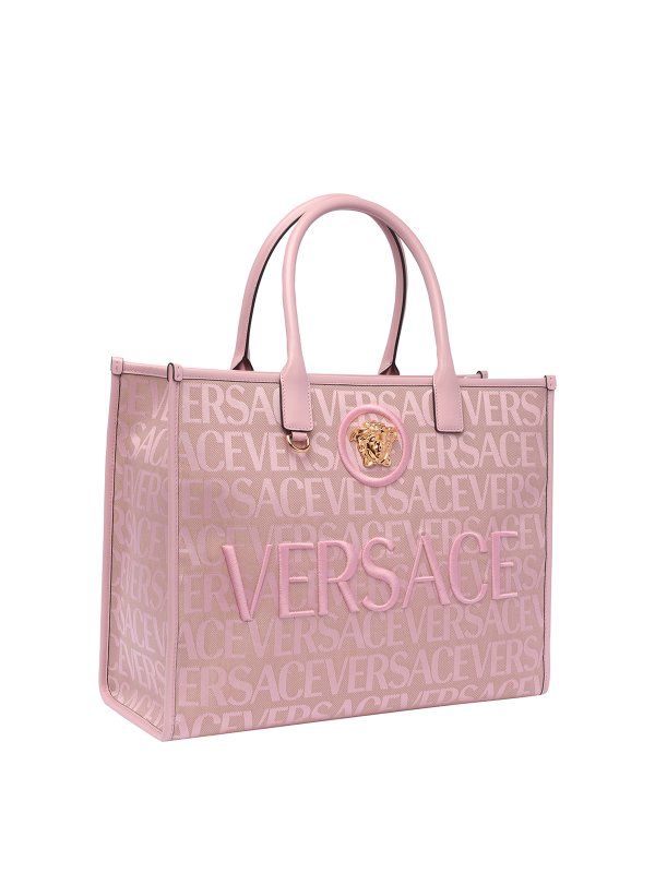 VERSACE: Handtaschen online - Shopper - Nude