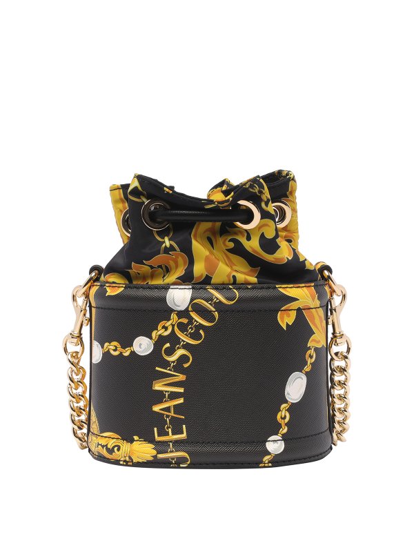 The Best Shops Versace Jeans Couture: バケットバッグ - クロスボディバッグ - 黒