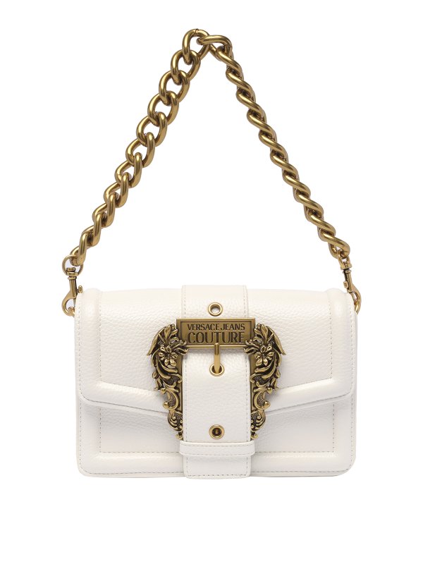 Versace Jeans Couture: ショルダーバッグ - クロスボディバッグ - 白