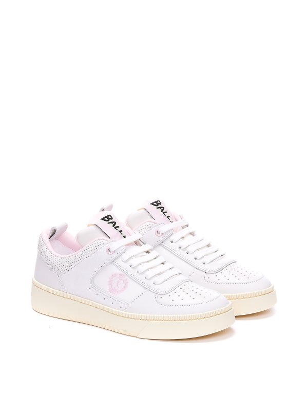 Bally White Riweira Sneakers shop online: BALLY