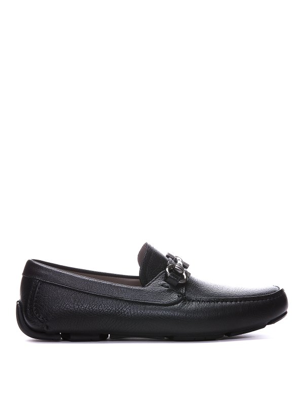 SALVATORE FERRAGAMO: ロファー＆スリッパ - ローファー - 黒