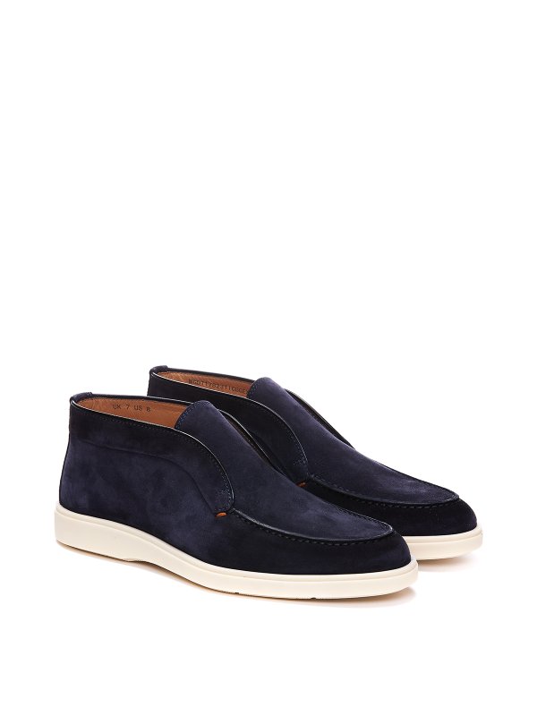 Santoni Blue Lace-Up Shoes shop online: SANTONI