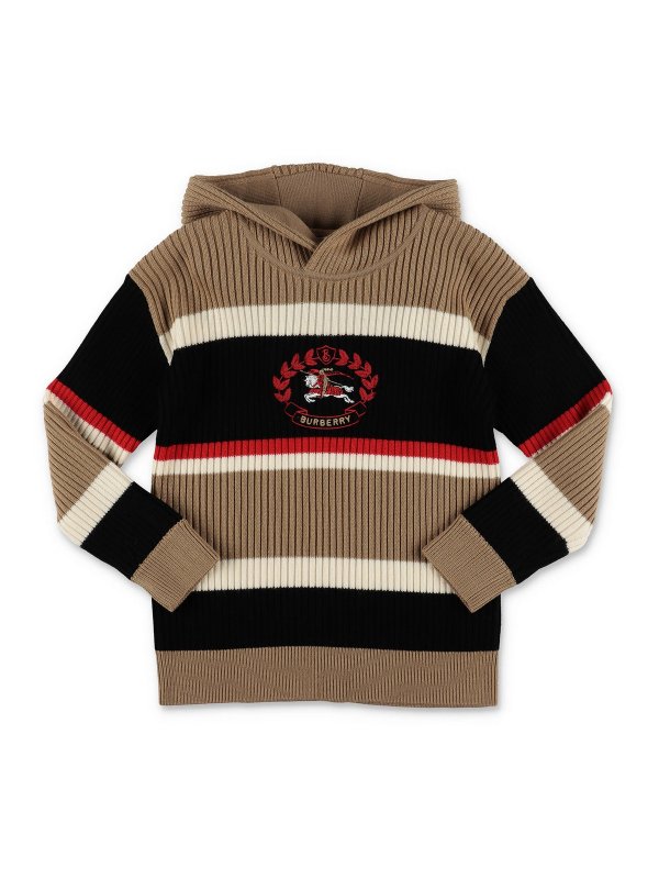 BURBERRY: crew necks - Wool sweatshirt