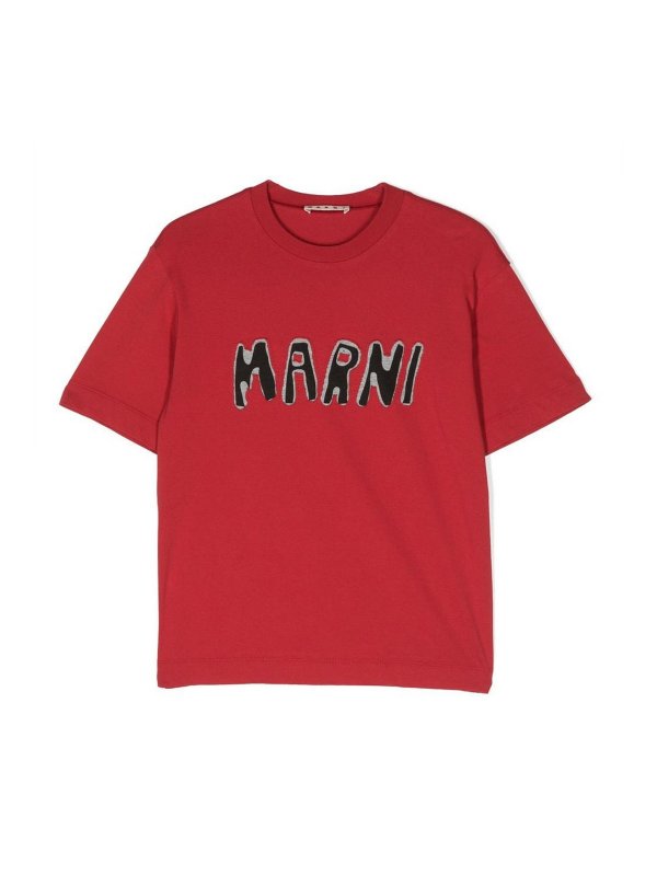 Marni: Camisetas - Camiseta - Rojo