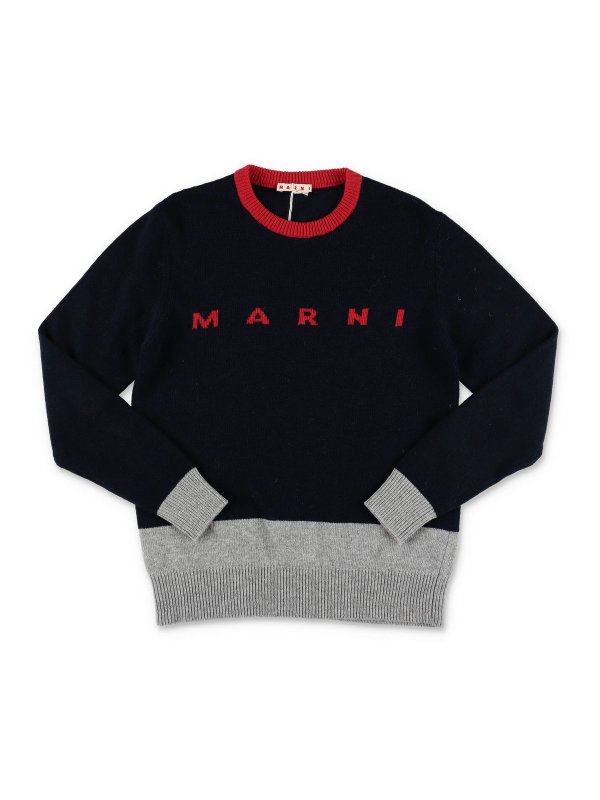 Marni: クルーネック - クルーネック - ブルー