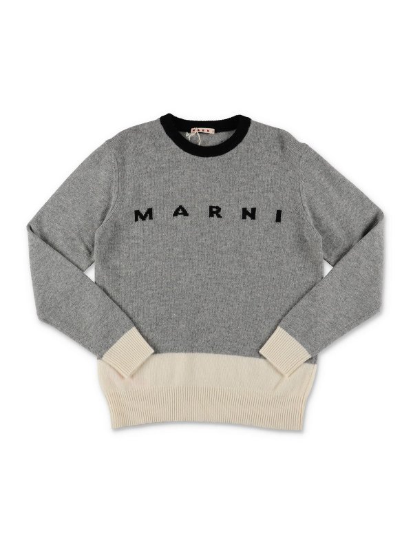 Marni: crew necks - wool blend boy marni jumper