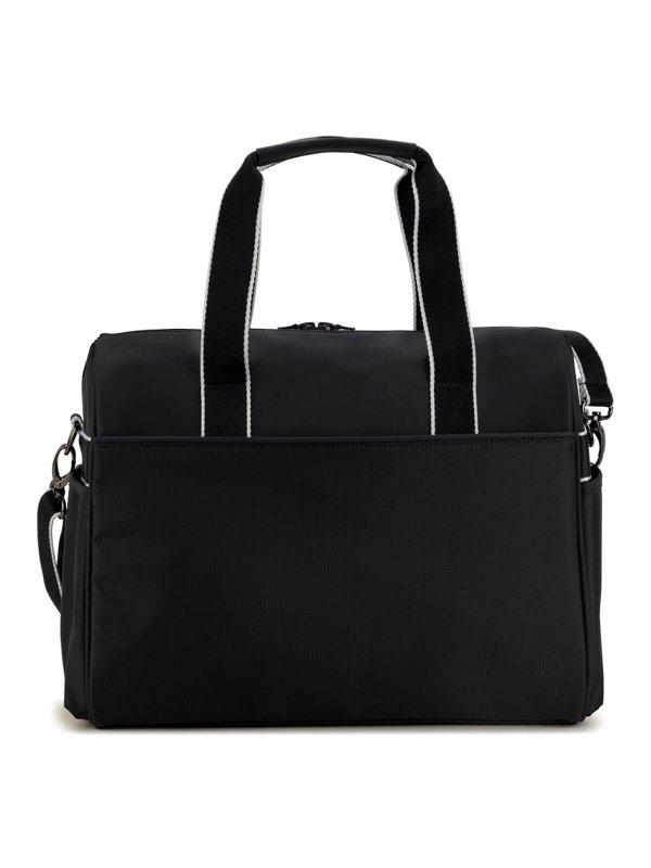 Hugo Boss: totes bags online - Black nylon baby boy hugo boss changing bag