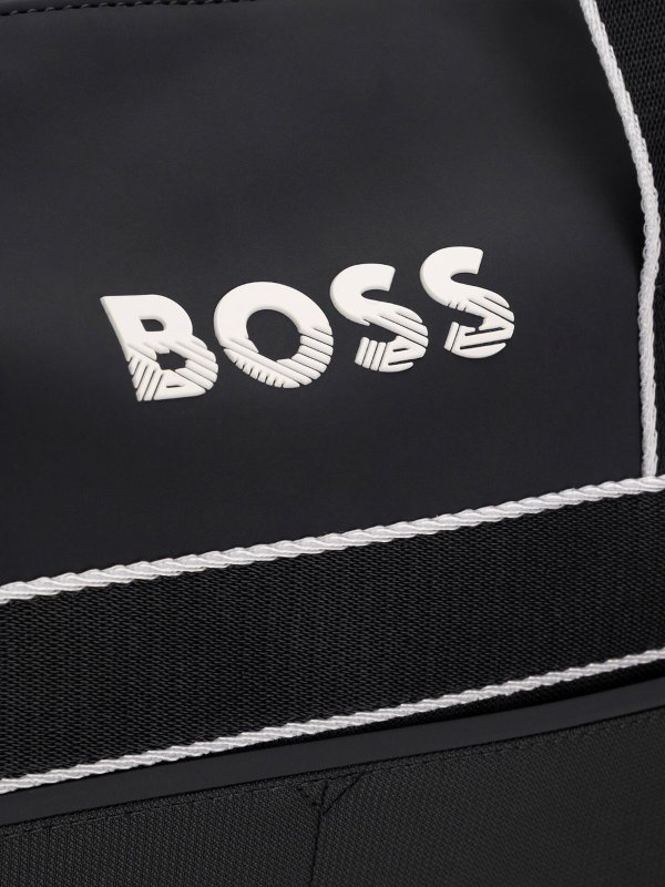 totes bags shop online Black nylon baby boy hugo boss changing bag